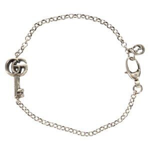 GUCCI Arabesque Bracelet Ag925 Silver Auth am9819V